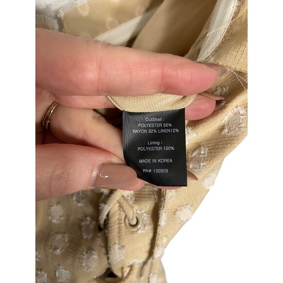 House of Harlow 1960 X REVOLVE Frans Neutral Dress-sz Large - Picture 8 of 12